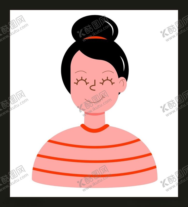 编号：94285702022321517765【酷图网】源文件下载-卡通女孩头像