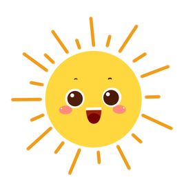 灿烂黄色太阳