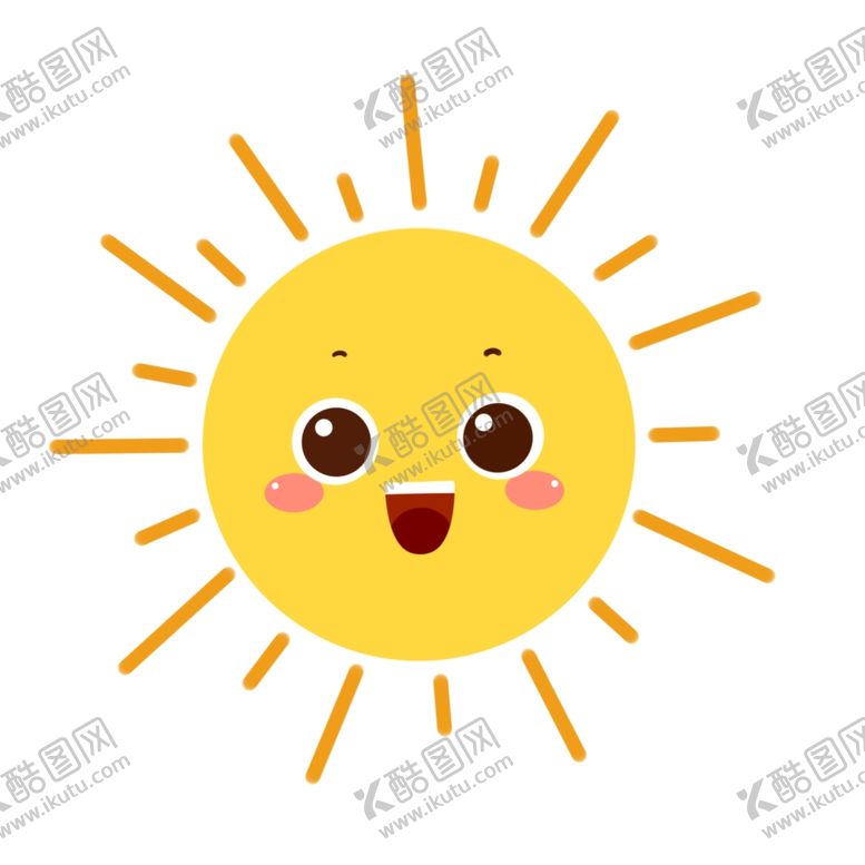编号：44590007030730071427【酷图网】源文件下载-太阳黄色卡通儿童