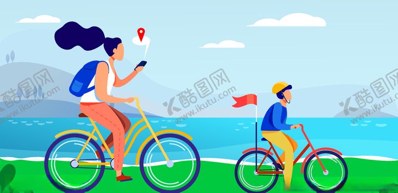 编号：71758306270828349190【酷图网】源文件下载-骑自行车