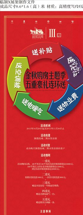 地产易拉宝