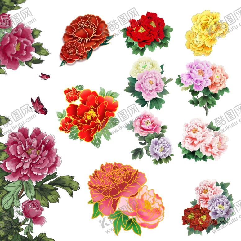 编号：86425409230009261475【酷图网】源文件下载-牡丹
