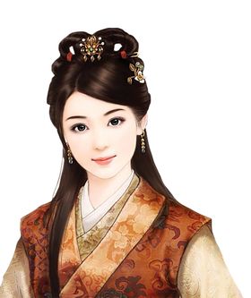 古装帅哥美女插画图片山水复东方文化国潮