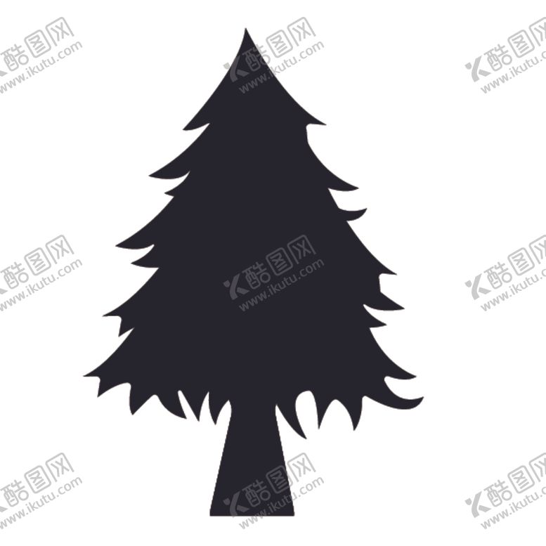 编号：15212009112202207174【酷图网】源文件下载-黑色植物树木剪影