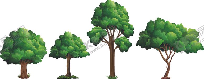 编号：13226605020951202258【酷图网】源文件下载-卡通大树矢量图