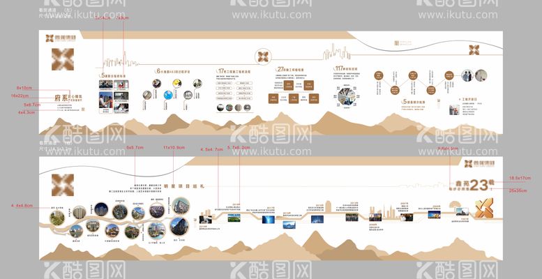 编号：83672211180630377703【酷图网】源文件下载-地产看房通道品牌墙