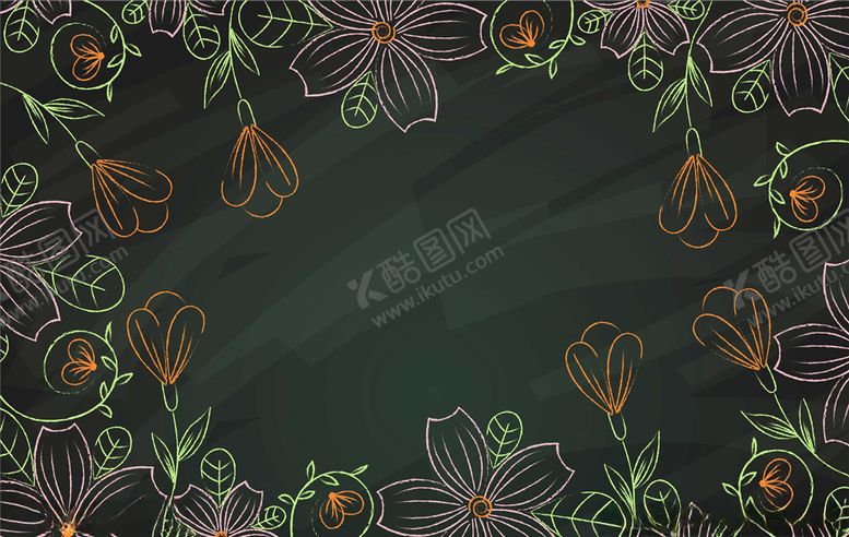 编号：61674209300306377646【酷图网】源文件下载-粉笔植物