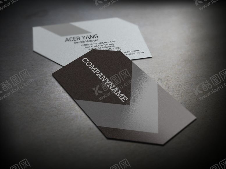 编号：37496506182133253793【酷图网】源文件下载-名片样机