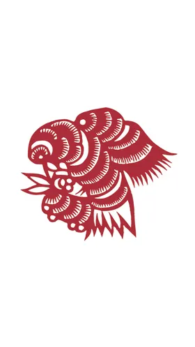 窗花剪纸插画diy喜庆手工diy