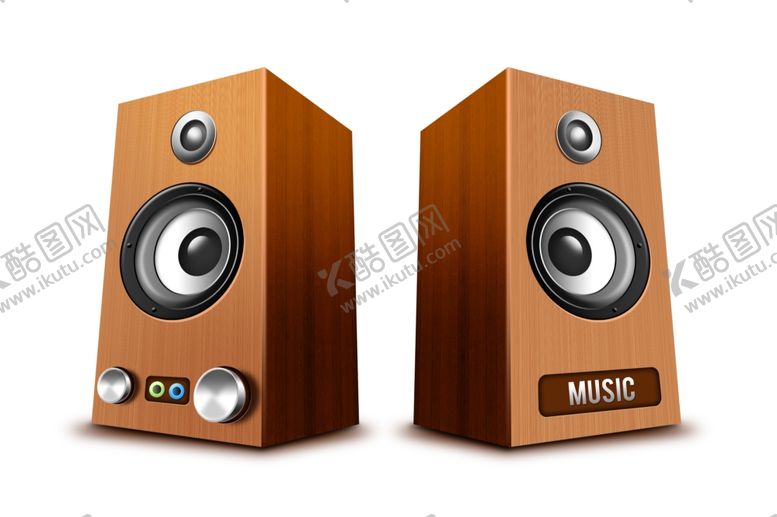 编号：91010909221517517491【酷图网】源文件下载-木头的立体音响PSD素材