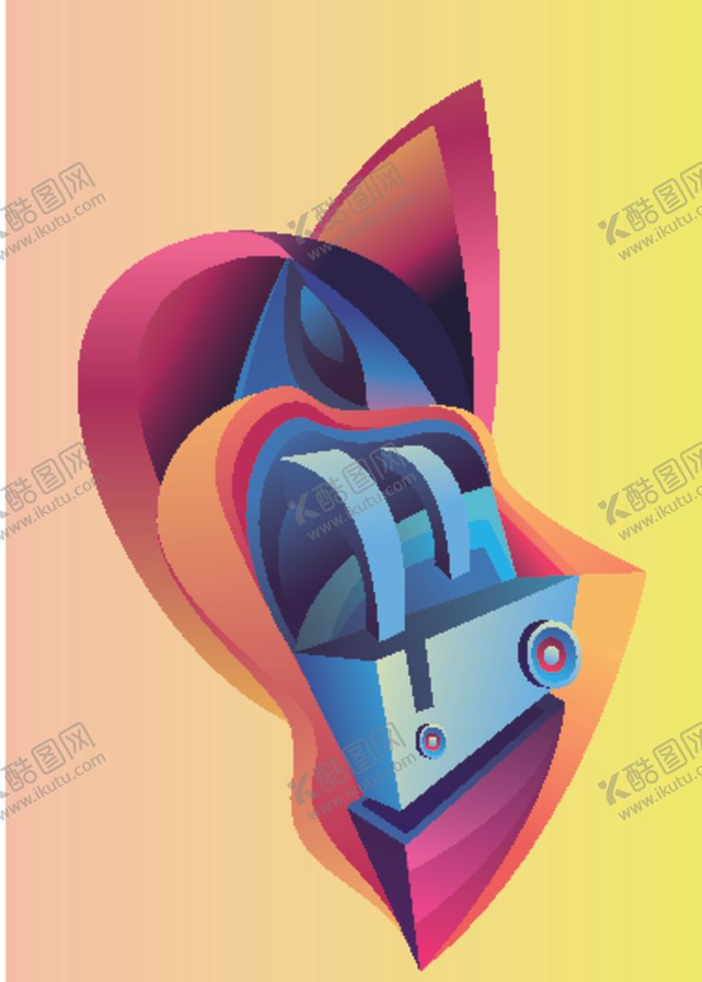 编号：23037110290103372956【酷图网】源文件下载-抽象炫彩液态图案