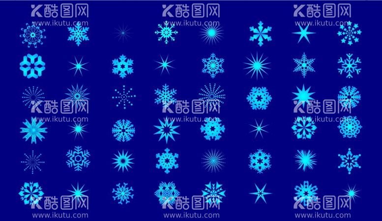 编号：23350912021101105489【酷图网】源文件下载-雪花元素