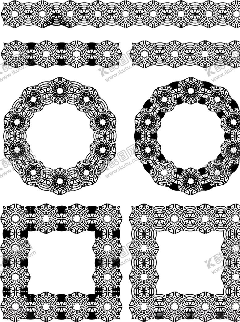 编号：80441509221811276494【酷图网】源文件下载-镂空花图案