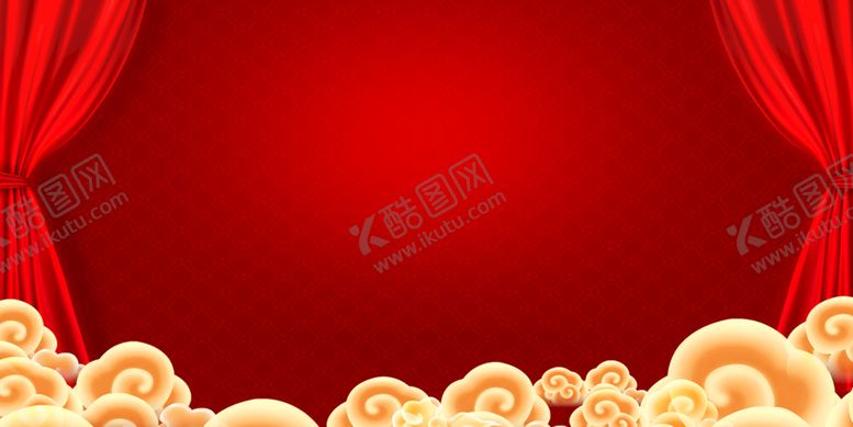 编号：83794609131011258074【酷图网】源文件下载-中式喜庆背景重装开业底纹边框
