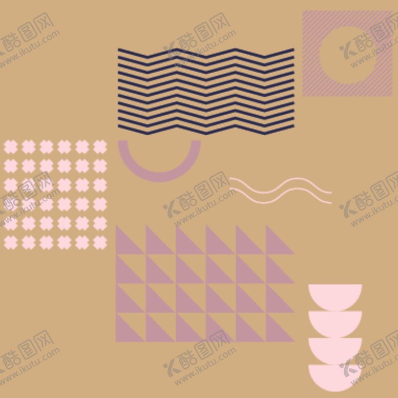 编号：71882404121625173795【酷图网】源文件下载-孟菲斯风格设计图案