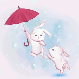 水彩动物
