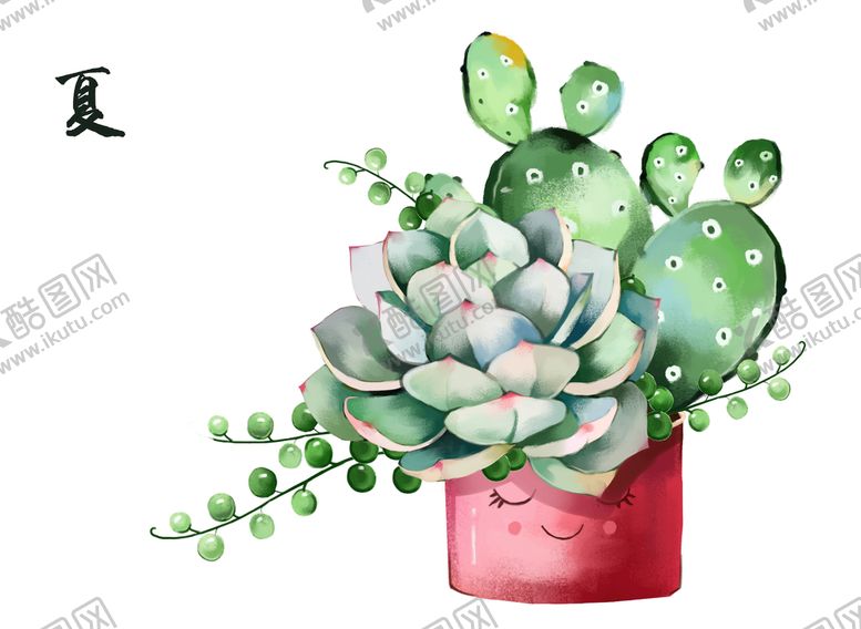 编号：90217610121341164123【酷图网】源文件下载-生长旺盛的多肉植物