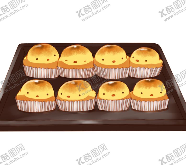 编号：48324809251105255602【酷图网】源文件下载-手绘卡通可爱蛋糕甜点免抠PNG