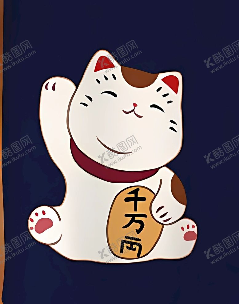 编号：01267409150604554809【酷图网】源文件下载-可爱招财猫 日本