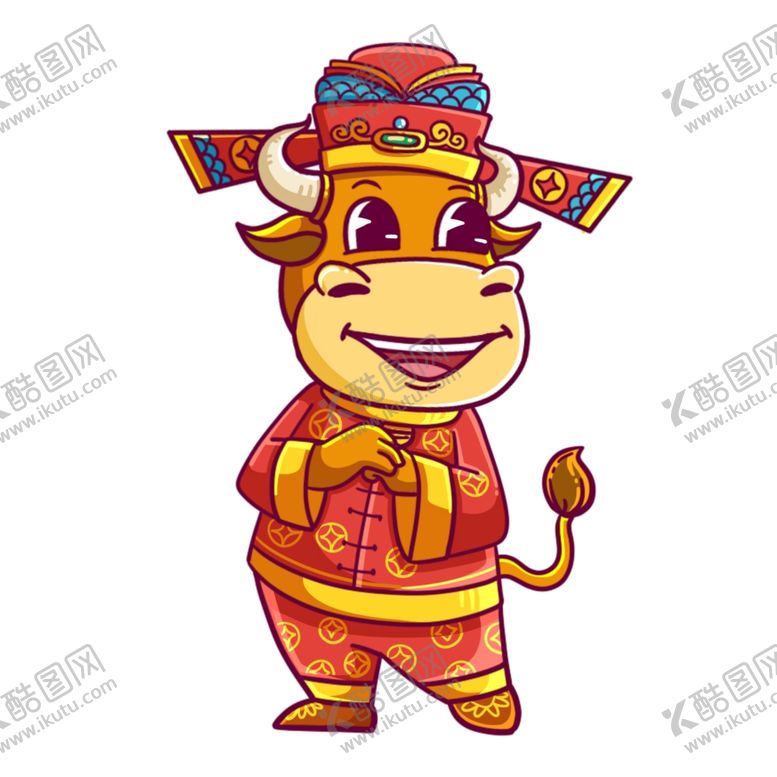 编号：36904504211131371302【酷图网】源文件下载-卡通牛形象