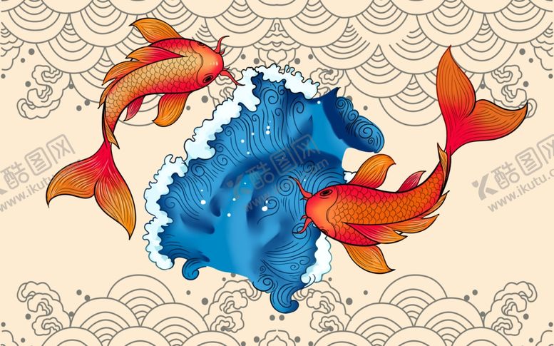编号：53054010140352534575【酷图网】源文件下载-鲤鱼