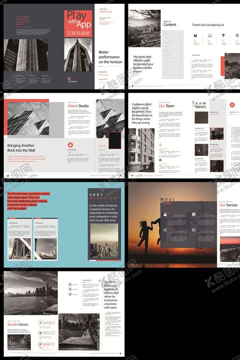 编号：85066111012121007596【酷图网】源文件下载-画册模板