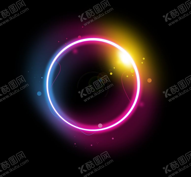 编号：96093110091737297958【酷图网】源文件下载-圆形发光体彩色圆