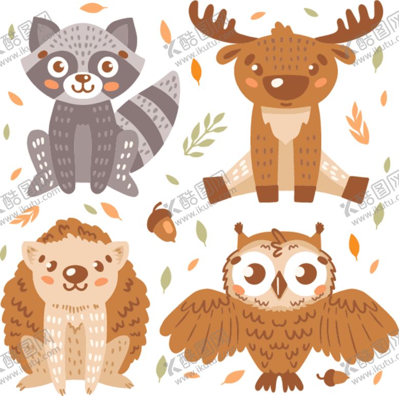 编号：61410810090255348709【酷图网】源文件下载-卡通动物