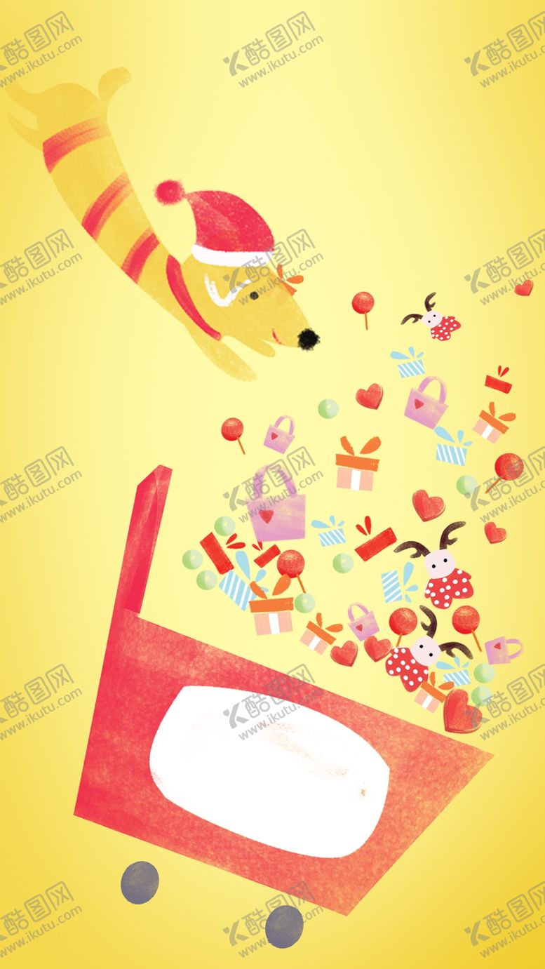 编号：34490310280949432953【酷图网】源文件下载-可爱卡通购物车