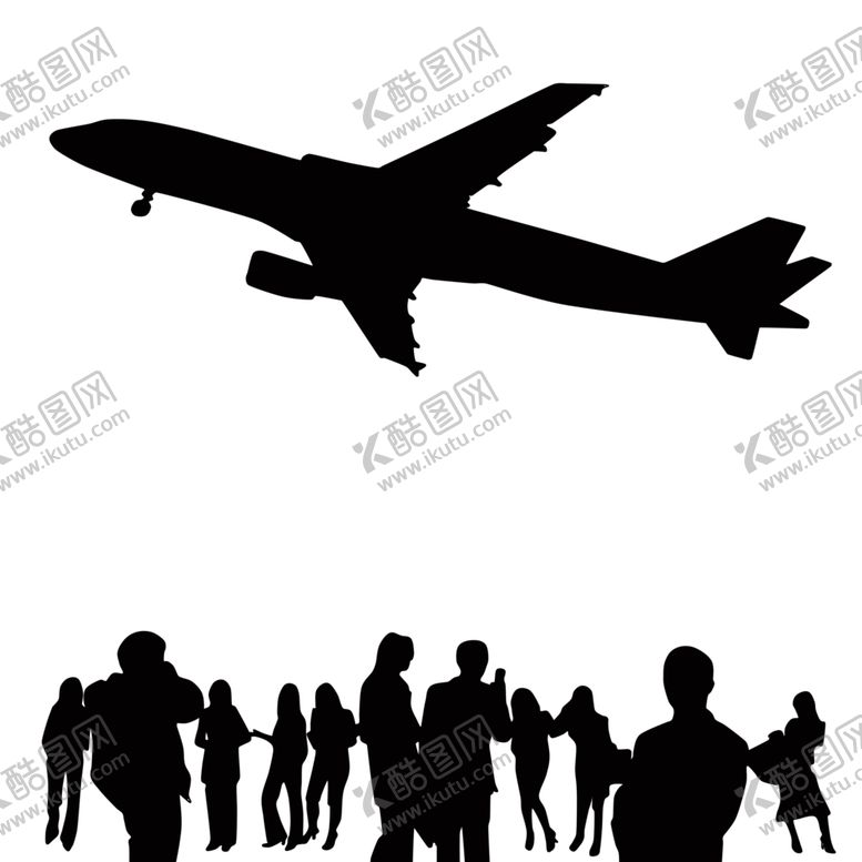 编号：45345705160527446644【酷图网】源文件下载-商务人物剪影