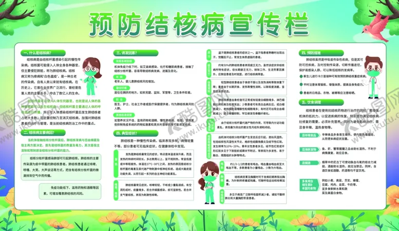 编号：45818202111105203032【酷图网】源文件下载-预防结核宣传栏