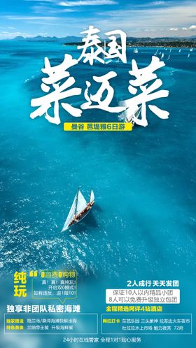 泰国菜迈菜旅游海报