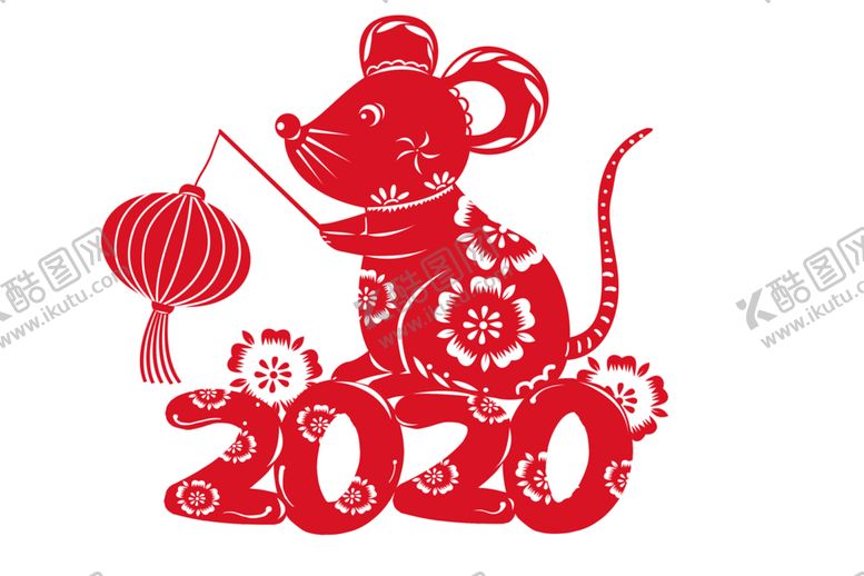 编号：68826610140044147295【酷图网】源文件下载-鼠年剪影