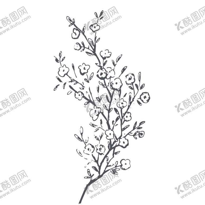 编号：80610407081758098334【酷图网】源文件下载-手绘植物