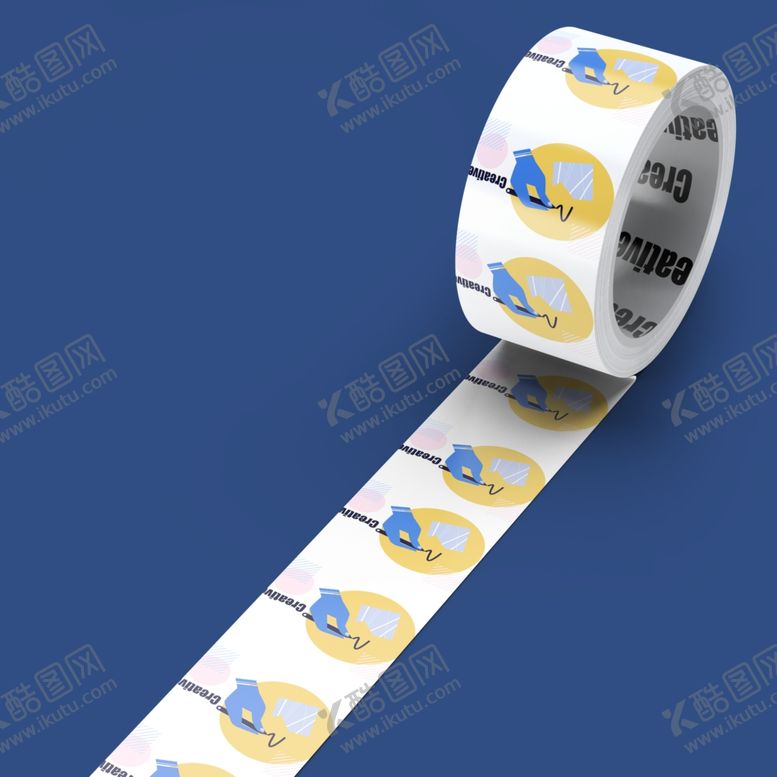 编号：65671912221219241068【酷图网】源文件下载-胶纸样机