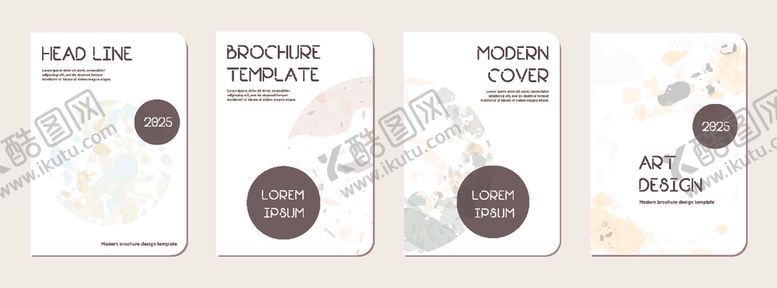 编号：90838609231740484826【酷图网】源文件下载-多彩简约封面笔记本