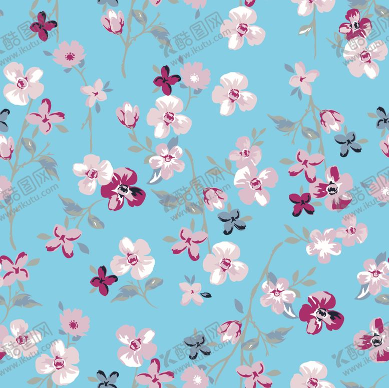 编号：90293509141117206071【酷图网】源文件下载-小碎花大牌数码印花设计