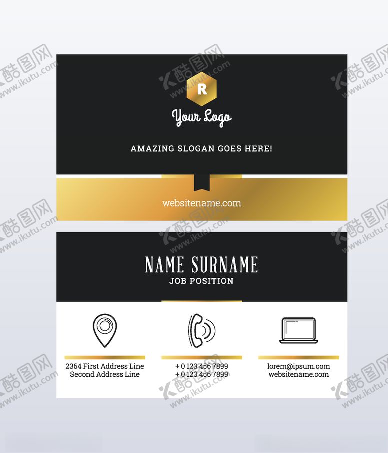 编号：38011810312144031357【酷图网】源文件下载-名片模板