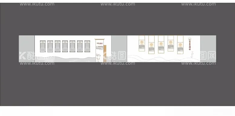 编号：95503701202108148345【酷图网】源文件下载-走廊文化墙