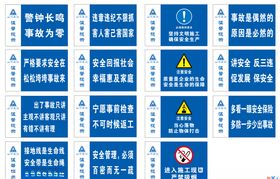安全标识牌