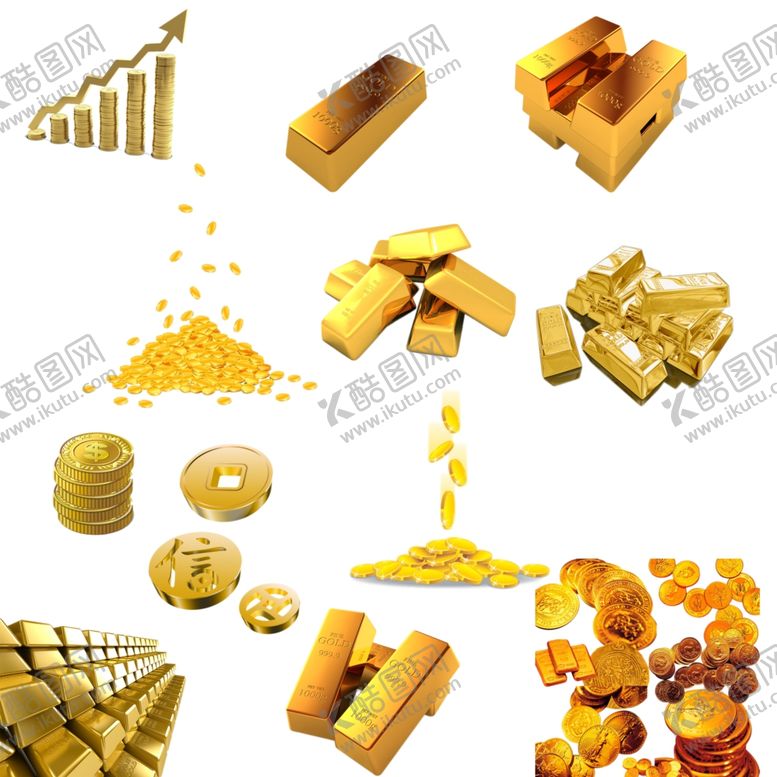 编号：12270707140444249609【酷图网】源文件下载-金子金条