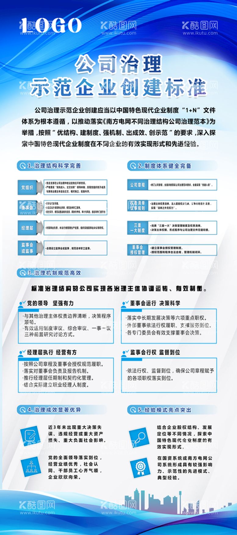 编号：47685110011855223851【酷图网】源文件下载-蓝色公司展架