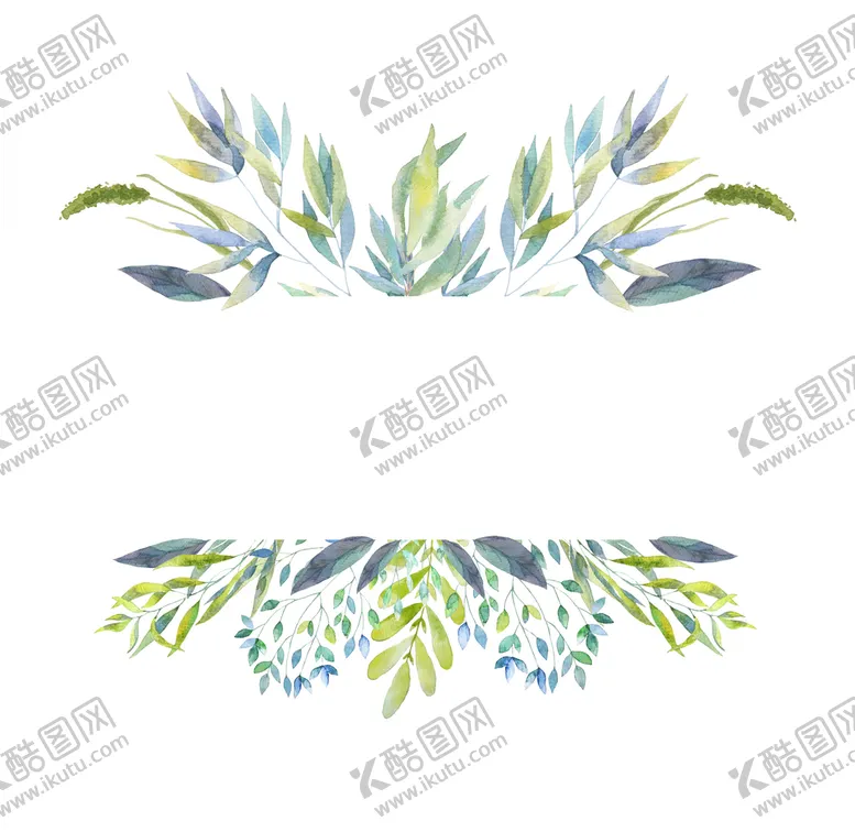 编号：05346910092015122948【酷图网】源文件下载-水彩花卉花环贺卡
