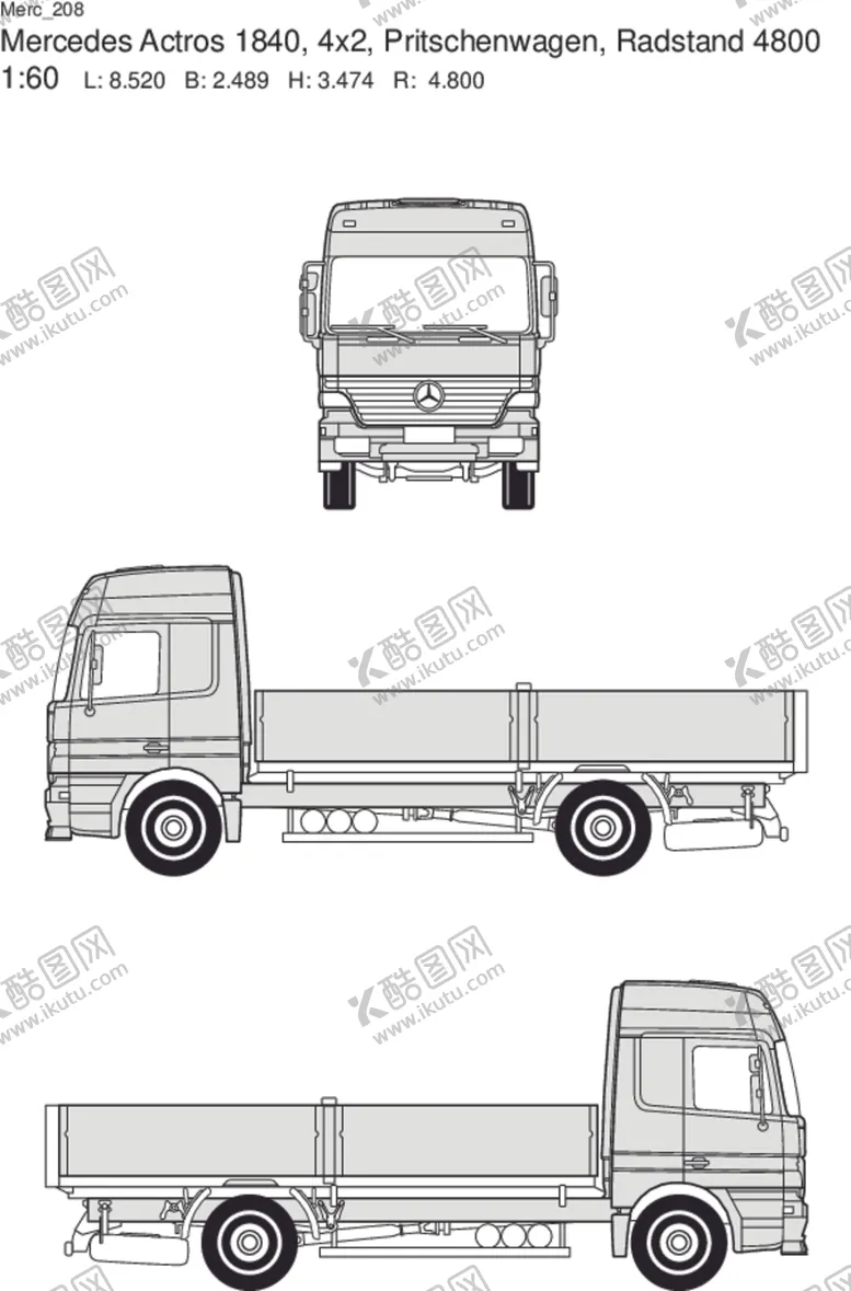 编号：40074603150604219032【酷图网】源文件下载-梅赛德斯工程车