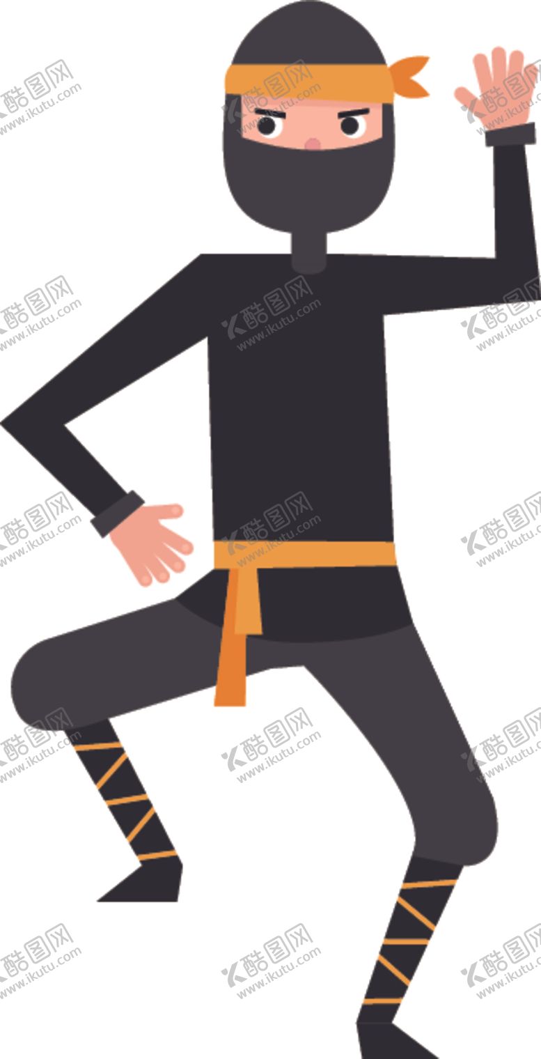 编号：28352803271748329543【酷图网】源文件下载-卡通忍者