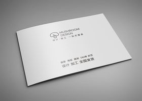 画册样机提案效果图材质封面