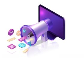 矢量2.5D立体电脑喇叭科技