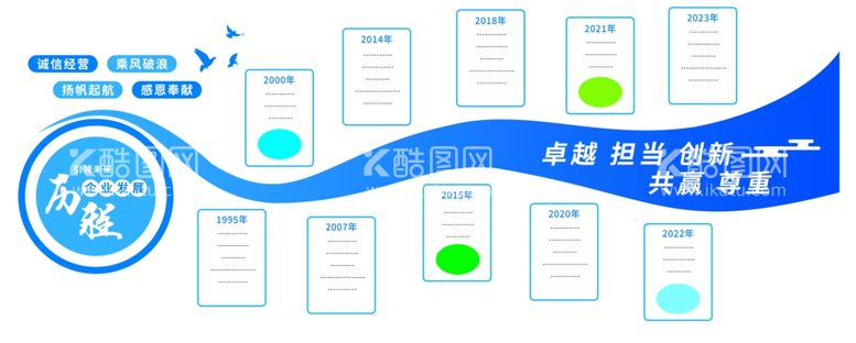 编号：41281112180512583721【酷图网】源文件下载-企业发展历程