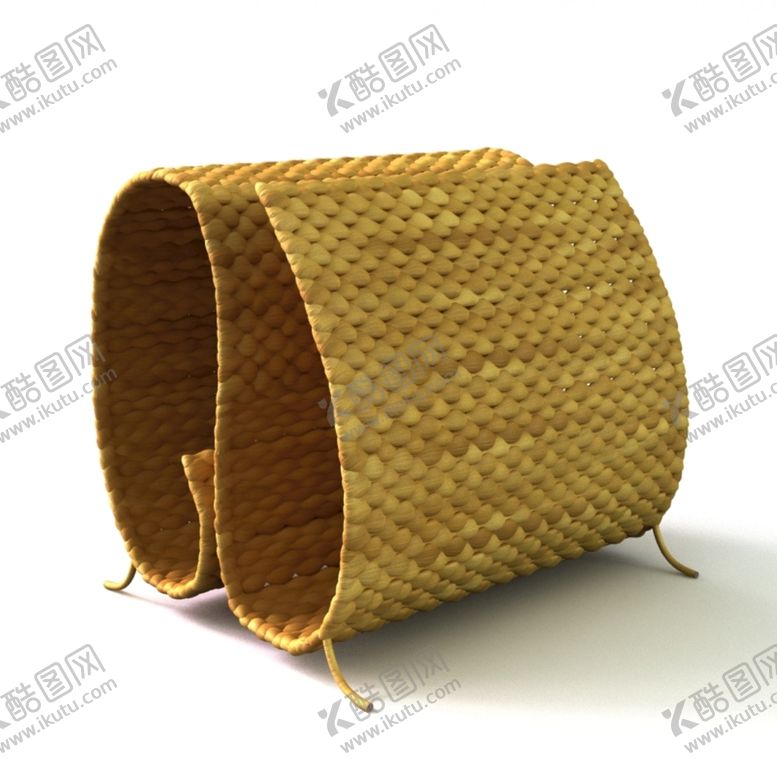 编号：15184401270931201227【酷图网】源文件下载-c4d模型脏衣篮子篓子架子