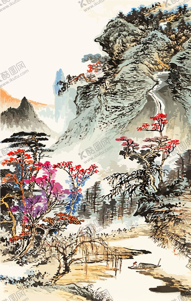 编号：10392010272105145153【酷图网】源文件下载-水墨画